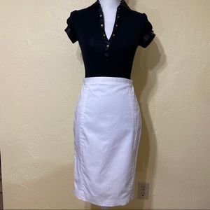 Express White Pencil Skirt